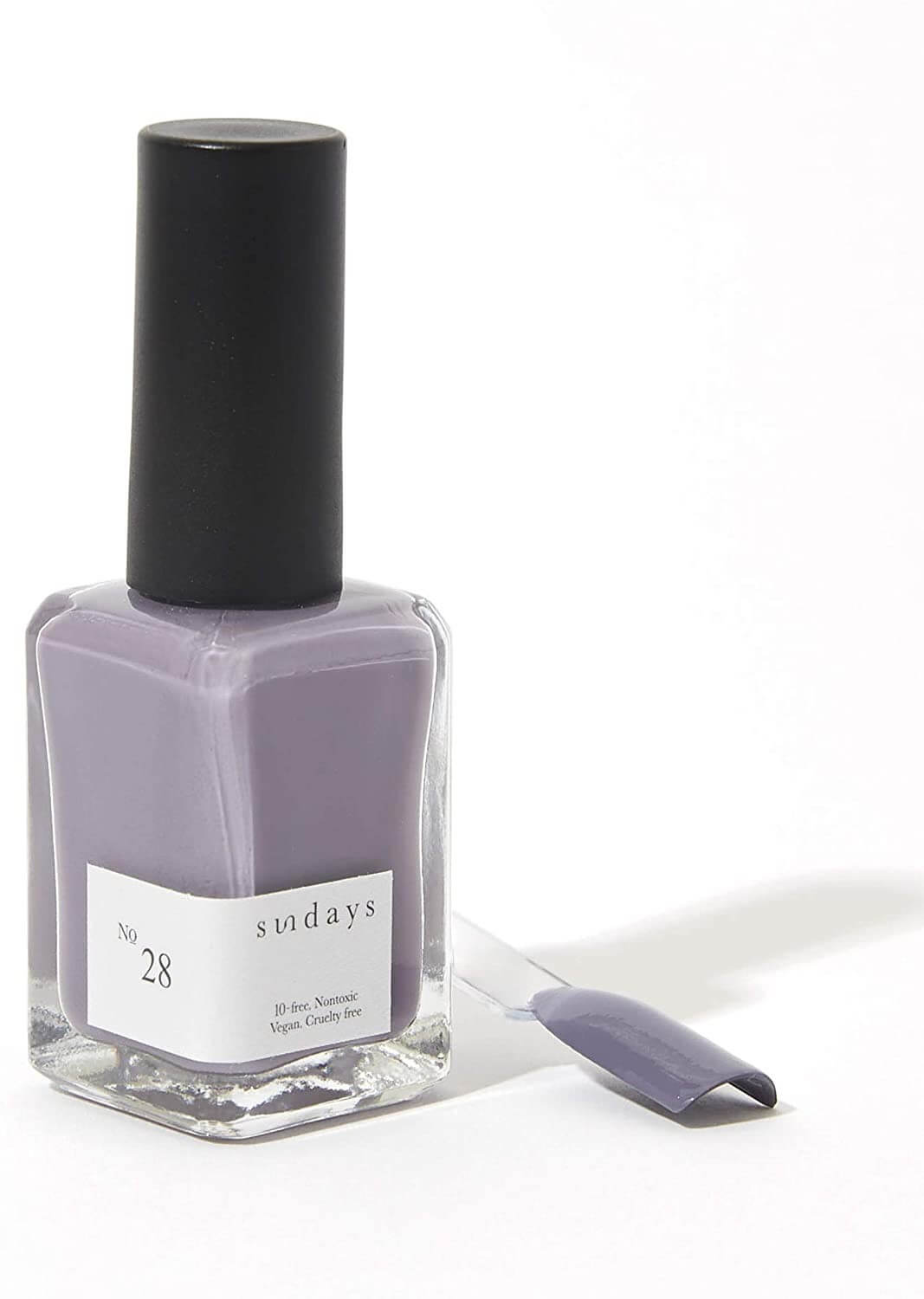 sundays 10-Free, Nontoxic Nail Polish No. 28 Lavender Grey