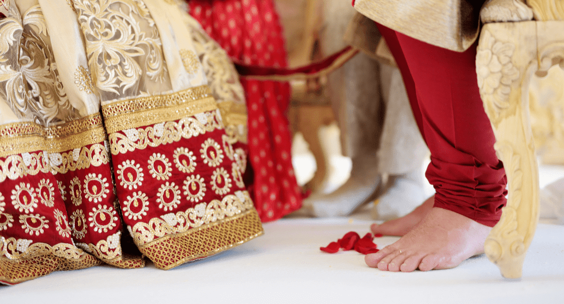 Indian wedding foot care