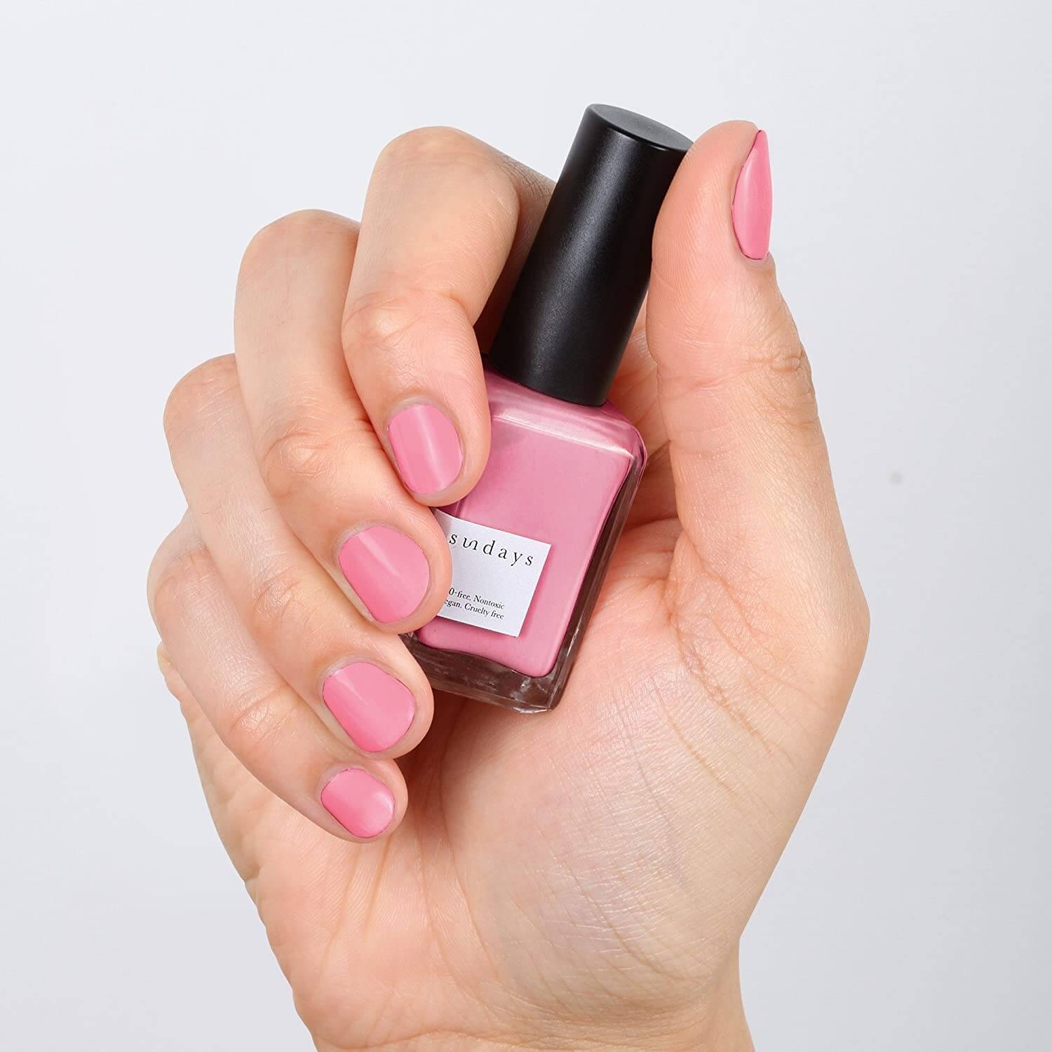 Sundays 10-Free, Nontoxic Nail Polish No.10 Bubblegum pink