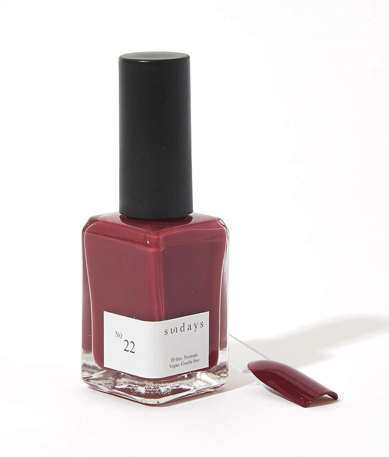 Sundays 10-Free, Nontoxic Nail Polish No.22 (Purple Mulberry)