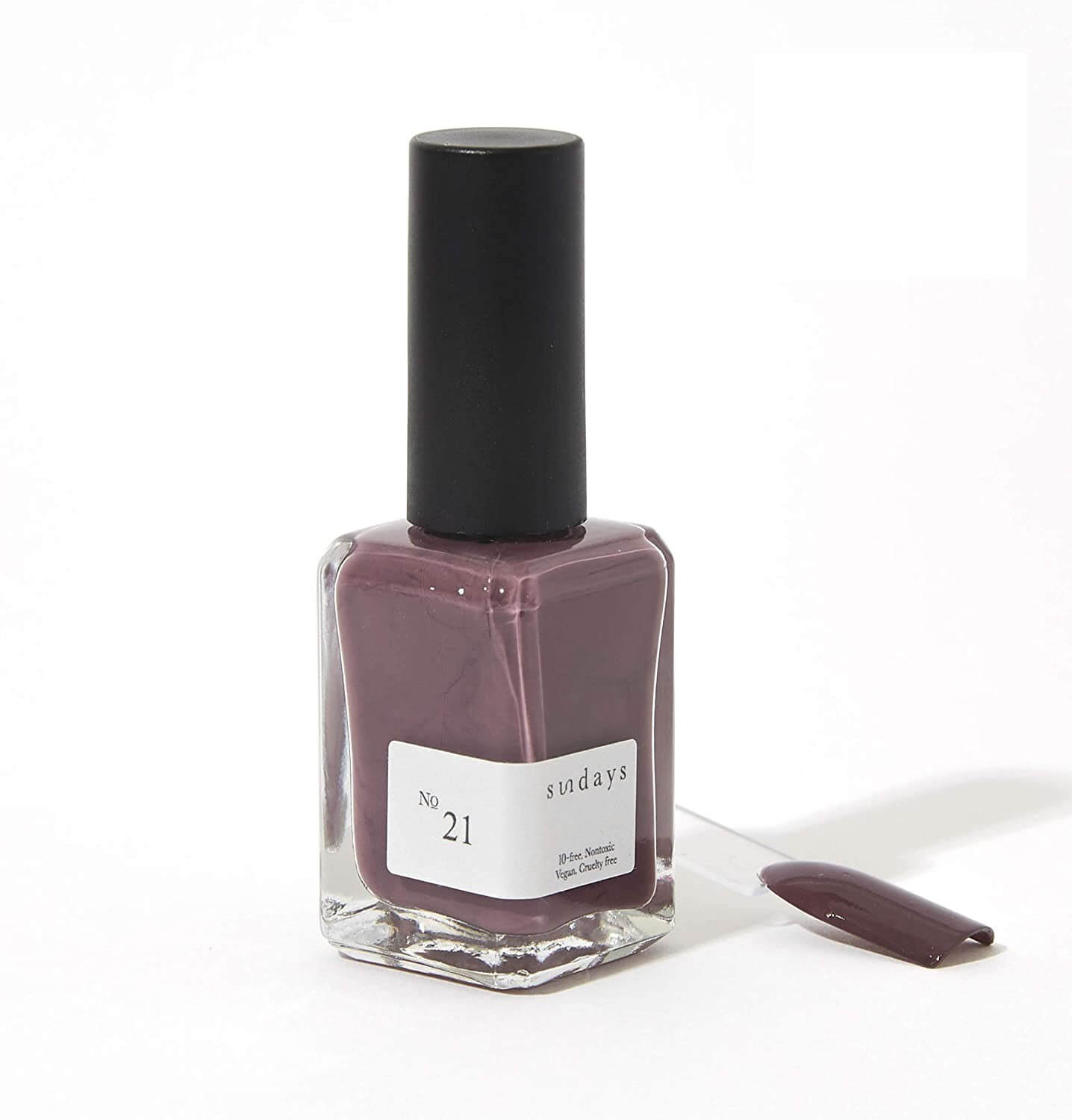 Sundays 10-Free, Nontoxic Nail Polish No.21 (Purple Grey)