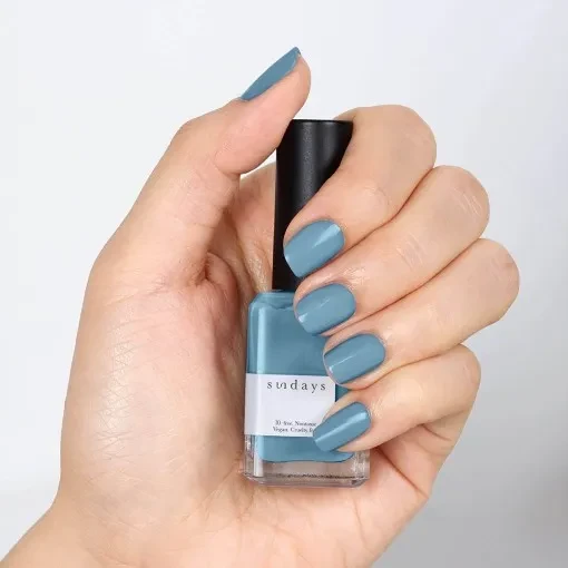 Sundays 10-Free, Nontoxic Nail Polish No.37 (Aquamarine)