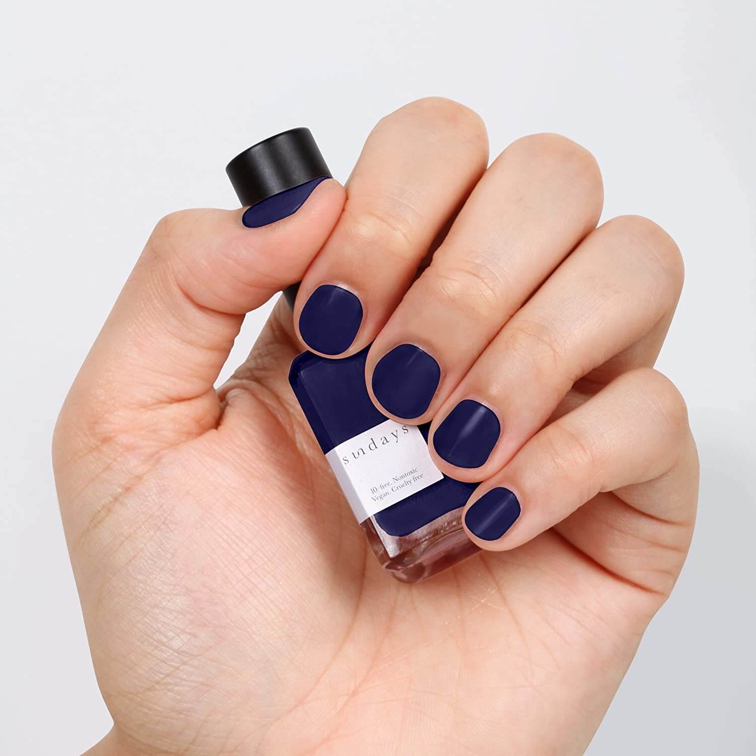 Sundays 10-Free, Nontoxic Nail Polish No.41 (Midnight Ocean)