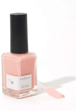 Sundays 10-Free, Nontoxic Nail Polish No.49 (Salmon Pink- sheer)