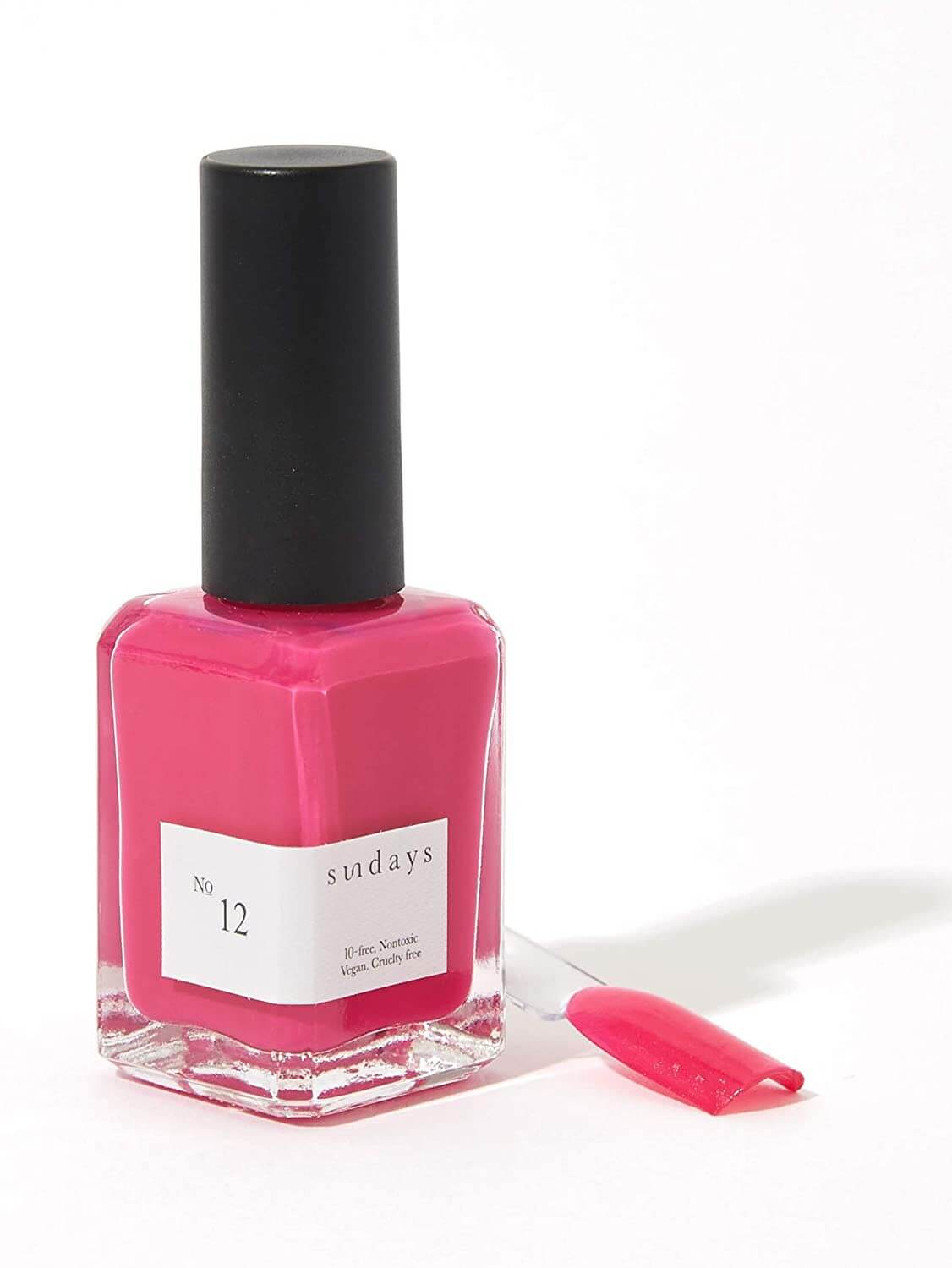 Sundays 10-Free, Nontoxic Nail Polish No.12 (Fuchsia)