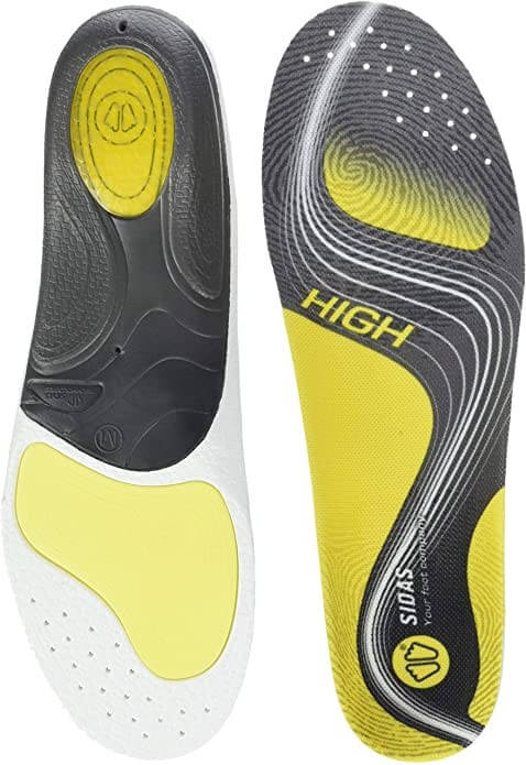Sidas 3FEET Activ' High Insoles - Yellow/Black