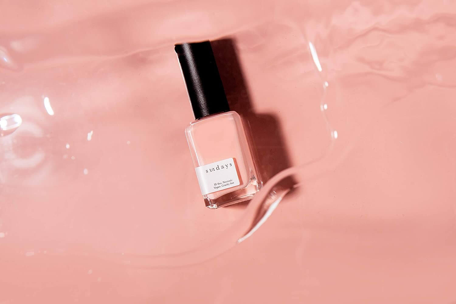 Sundays 10-Free, Nontoxic Nail Polish No.08 (Flamingo Pink)