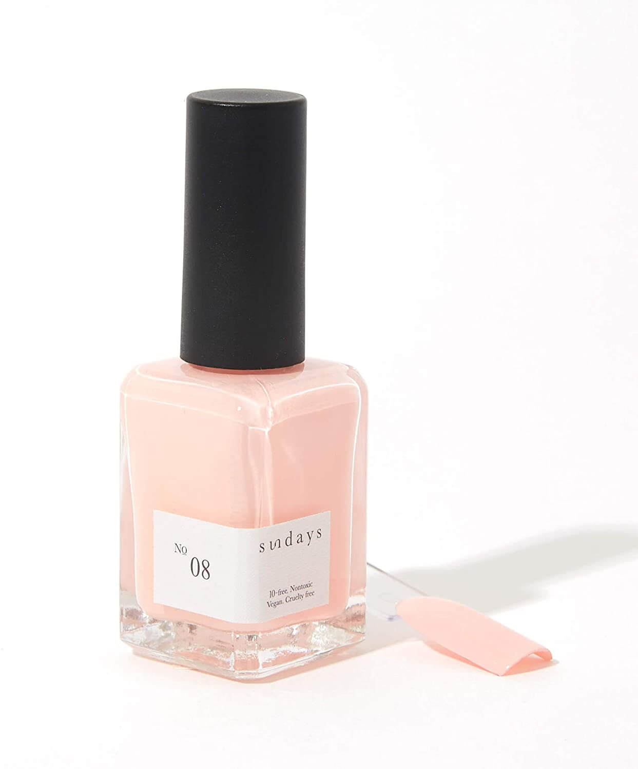 Sundays 10-Free, Nontoxic Nail Polish No.08 (Flamingo Pink)