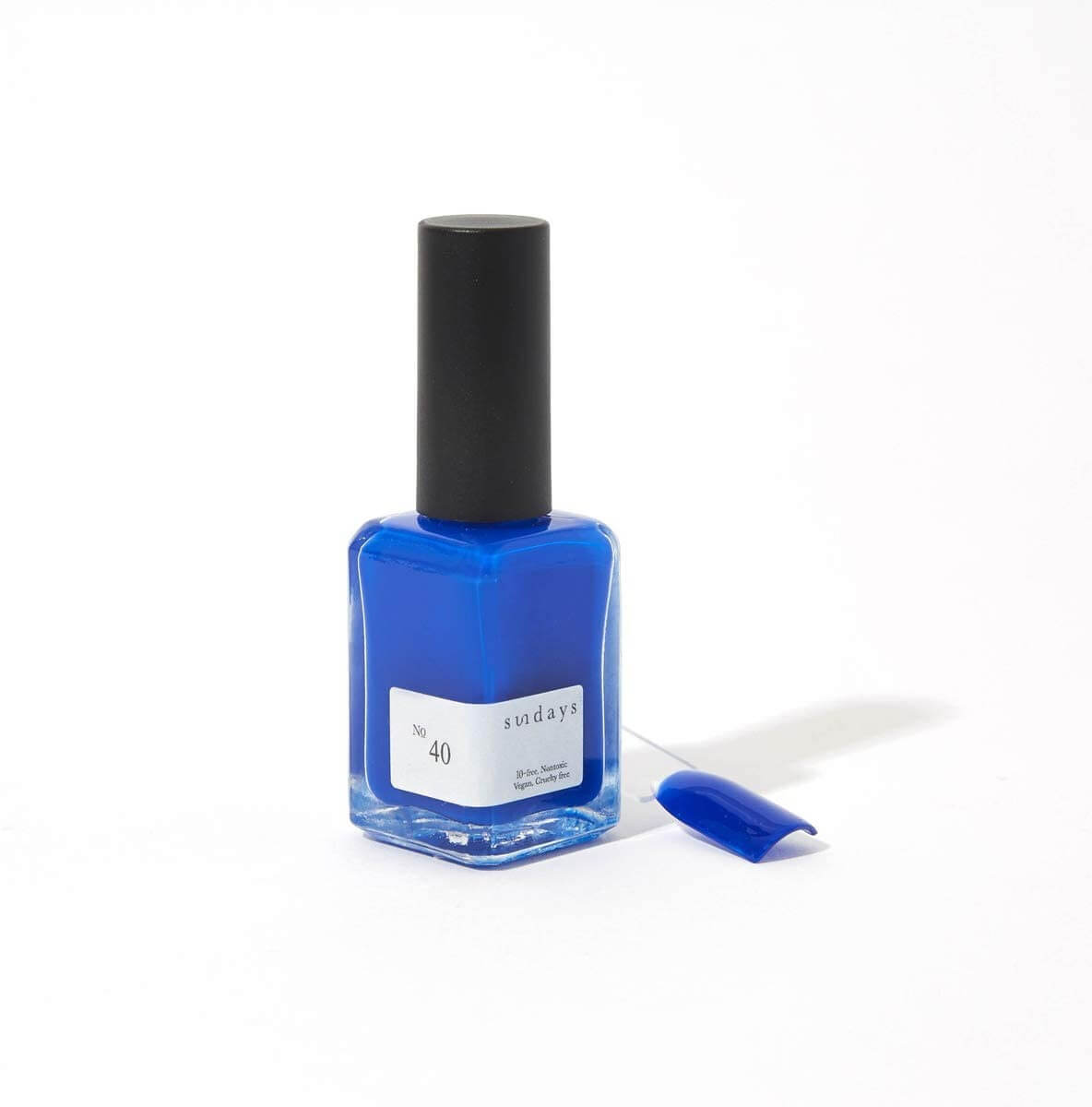 Sundays 10-Free, Nontoxic Nail Polish No.40 (Bright Cobalt)