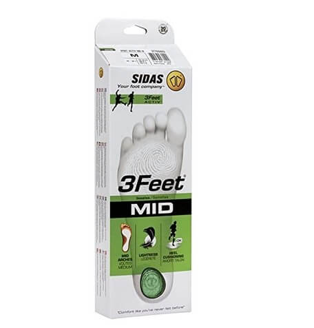 Sidas Active Mid, Unisex Insoles