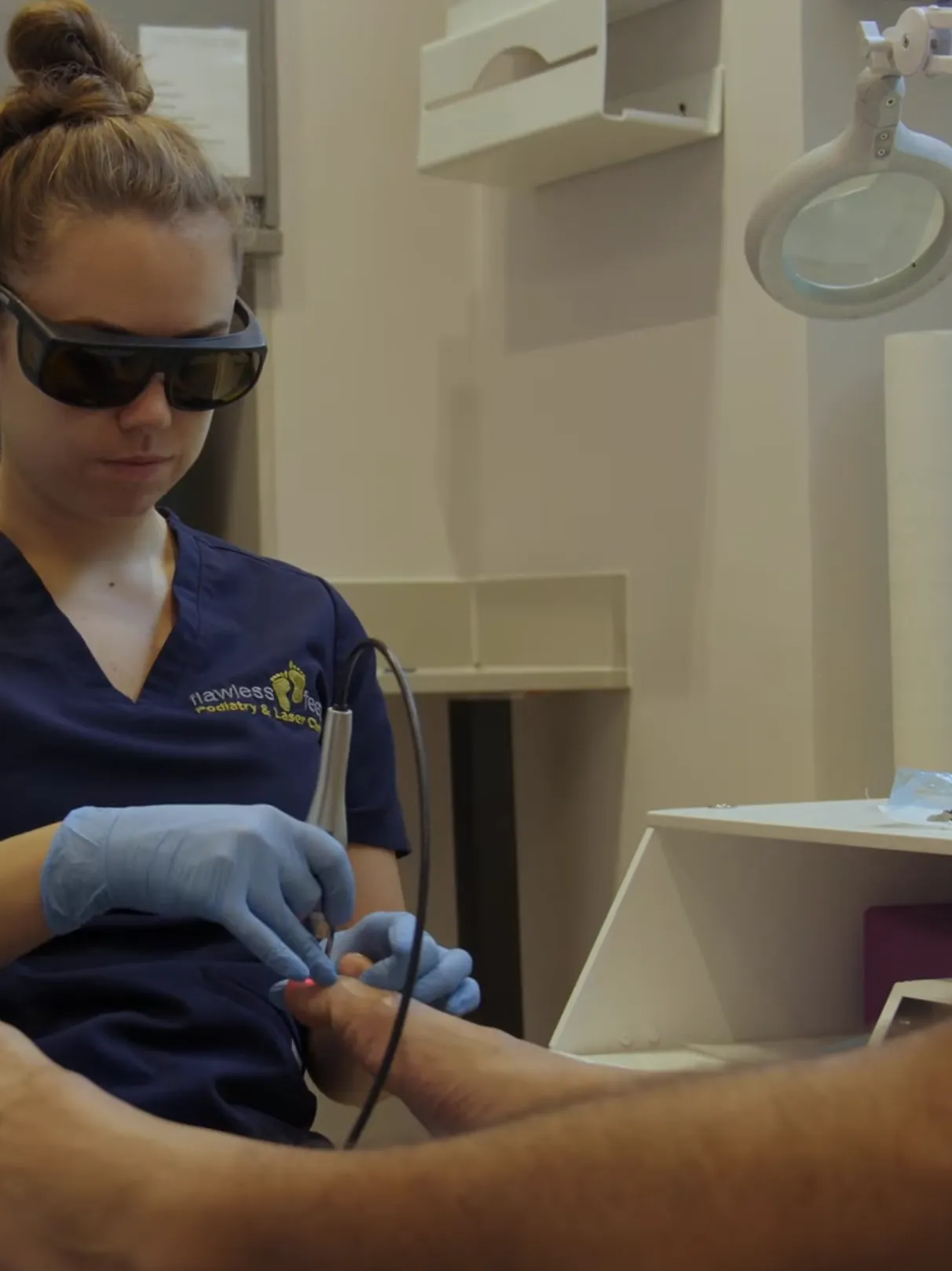 thickened, discoloured, or brittle nails