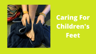 Caring for children&#8217;s feet