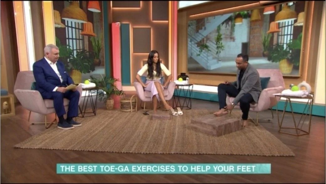 Toe-ga on This Morning